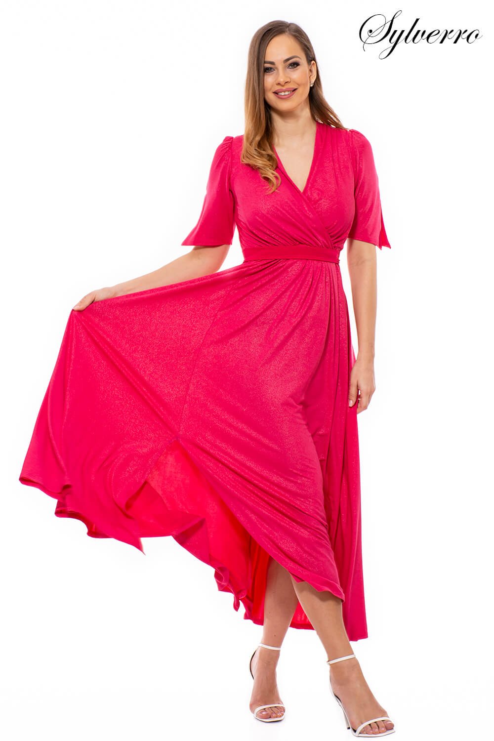 Szőke Pink Occasion Maxi Dress