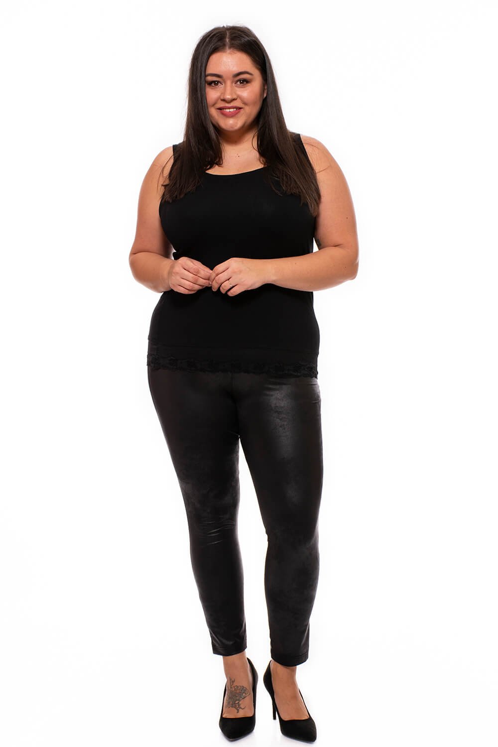 Natália Leather Leggings