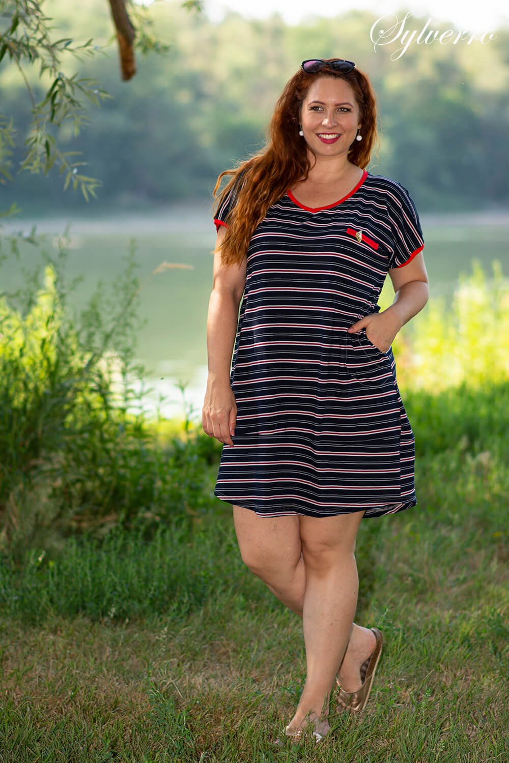 Elina Cotton Summer Tunic Dress